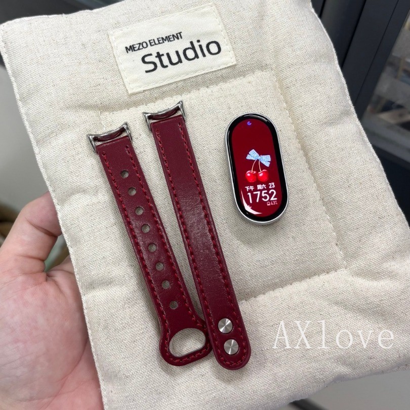 สายหนังแบบบางสําหรับ Xiaomi Mi Band 10Ceramic Edition 9 8 สายนาฬิกาสําหรับ Mi Band 7 6 5 4 3 สร้อยข้อมือแฟชั่น