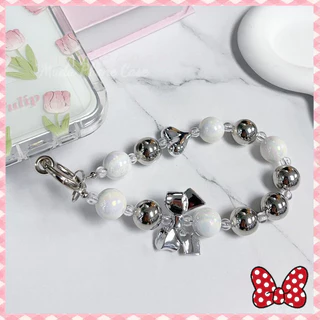 สวย DIY Phone Straps ประณีตสร้อยข้อมือ สายรัดโทรศัพท์มือถือ สายคล้อง การ์ตูนน่ารัก สายคล้องโทรศัพท์ เชือกคล้องโทรศัพท์
