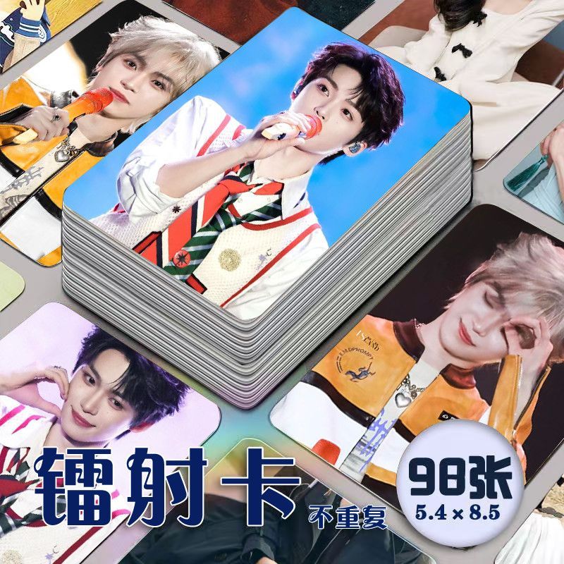 Ziyu Ezhou Music Festival Laser Photocards ชุดสินค้านิตยสารลายเซ็นป้ายทะเบียนการ์ดอัลบั้มพิมพ์ด้วยตน