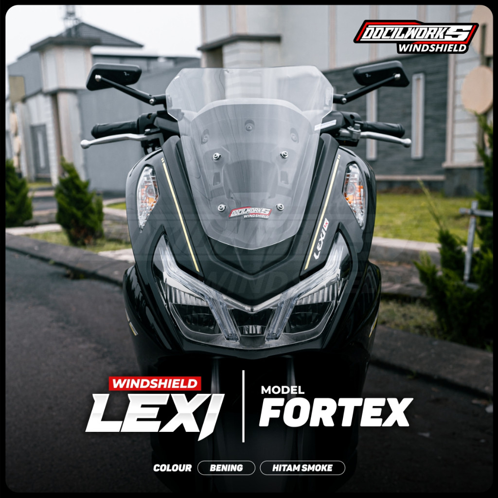 HORANSHOP Docilworks - กระบังหน้า LEXI FORTEX 125 155