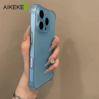 Ice Mist เคสโทรศัพท์สําหรับ OPPO A6 Pro A5 A5X A5i Pro Reno 14 14F 10 Pro Plus ค้นหา X9 Pro 5G 4G หรูหรา Matte ฝาหลังน่ารักธุรกิจ Simple Soft AirBag กันกระแทกปลอก