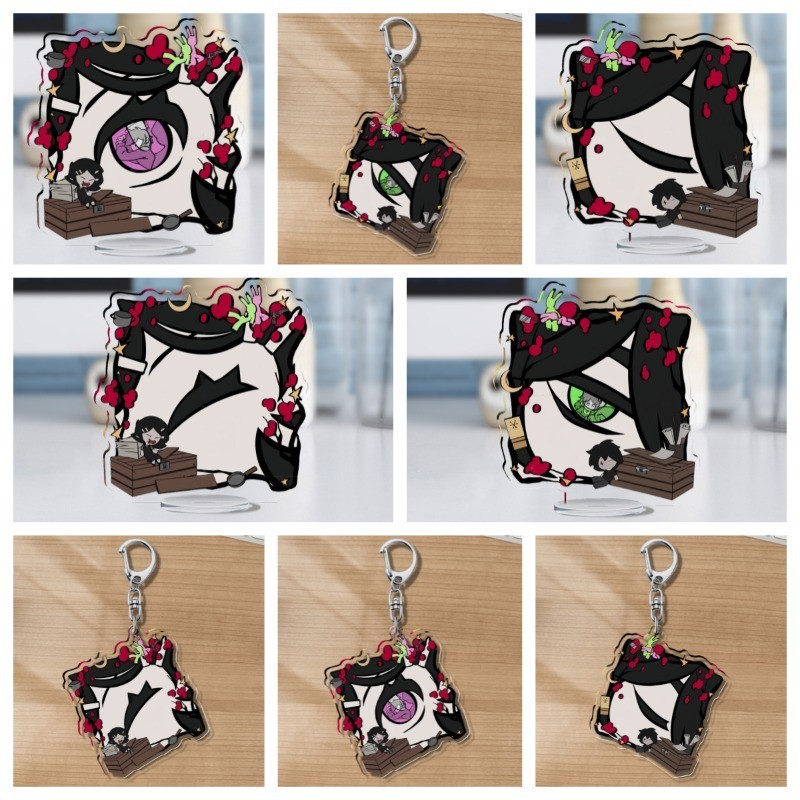 Andys Fortune และ Leyley แผ่นตกแต่งโต๊ะ Ashley Stand Andrew พวงกุญแจคอลเลกชันตกแต่ง Accesoo