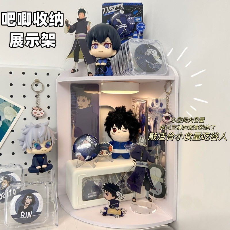 ชั้นวางโชว์ป้ายการ์ดสไตล์อิน, มุมข้างเตียง, ชั้นเก็บของมัลติฟังก์ชั่นแบบตั้งโต๊ะในหอพัก - รูปที่ 3