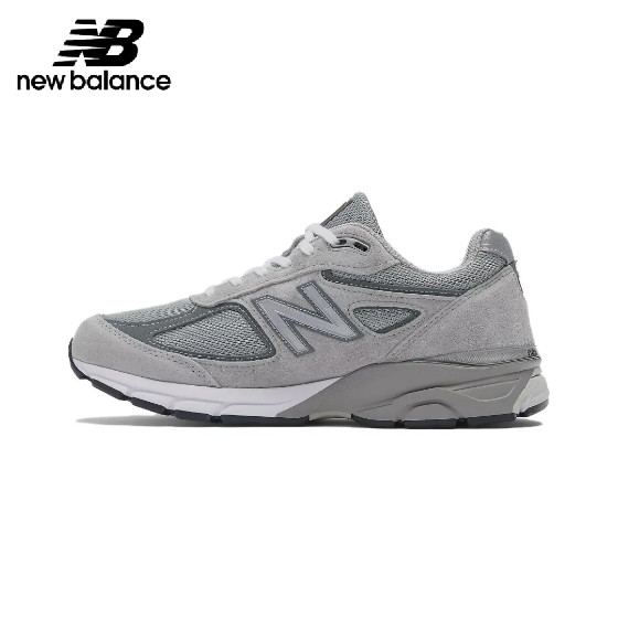 ของแท้ 100%  New Balance NB 990 V4 U990GR4 รองเท้าผ้าใบสำหรับผู้ชาย และผู้หญิง