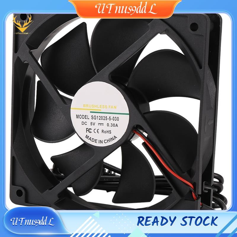 [UTnus9ddL] พัดลมระบายความร้อน 5V USB 2000RPM 12CM เครื่องทําความเย็นความเร็วสูงสําหรับ Iceriver KS0