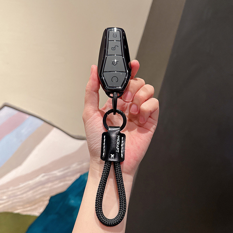ร้านใช่! กุญแจรถสําหรับ BYD Atto 3/Dolphin/DIY รถ EV Key Case เหมาะสําหรับ BYD Atto 3 Han EV Dolphin เพลง PRO Max Tang DM หยวน Dolphin E2 Qin PLUS Key CHAIN prote