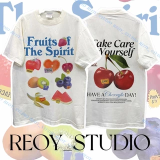 (จัดส่งฟรี 24ชั่วโมงลดราคา) REOY_STUDIO เสื้อยืดโอเวอร์ไซซ์ Sorona ลายกุ้งมังกร Lobster สบายตัว ปกป้องท้องไขมัน ส่ง