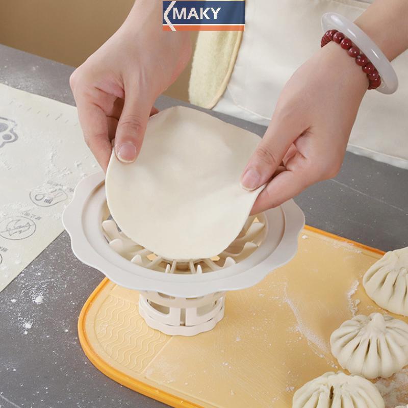 MAKY ดอกไม้รูป Baozi ทํา Mould สะดวก Fast Easy Fall โฮมเมด Dumpling Bao Siu Mai เครื่องสําหรับ DIY ค