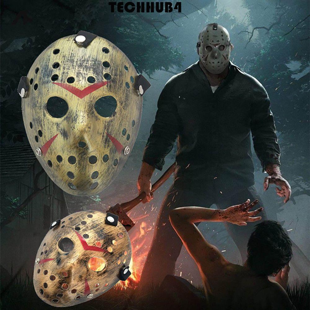 TECHHUB4 หน้ากาก Masquerade หน้ากากฮาโลวีน Face Cover เครื่องแต่งกายสําหรับเทศกาลปลอดสารพิษ Jason Vo