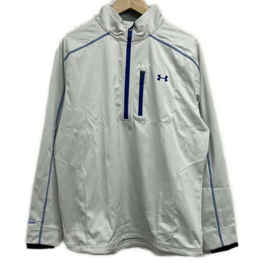 Under Armour Blouson Jacket blue Long sleeves White Direct from Japan Secondhand