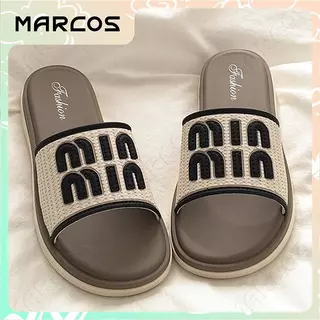 MARCOS รองเท้าแตะ สำหรับผู้หญิง ส่งตรงจากกรุงเทพ รองเท้าแตะส้นแบน พื้นหนา ระบายอากาศได้ดี ใส่สบาย ไม่ลื่น สำหรับผู้ห#07