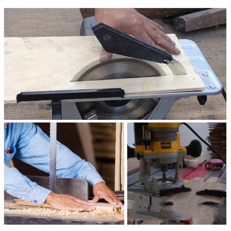 Mon Featherboard สําหรับงานไม้ T-slots Miter Slots บน Tablesaws รั้วแบนด์เราเตอร์