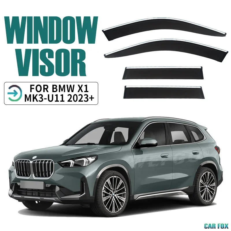Window Visor สําหรับ Bmw X1 E84 F48 F49 U11 U12 อุปกรณ์เสริม Weathershields ลม Rain Guard Rain Eyebr
