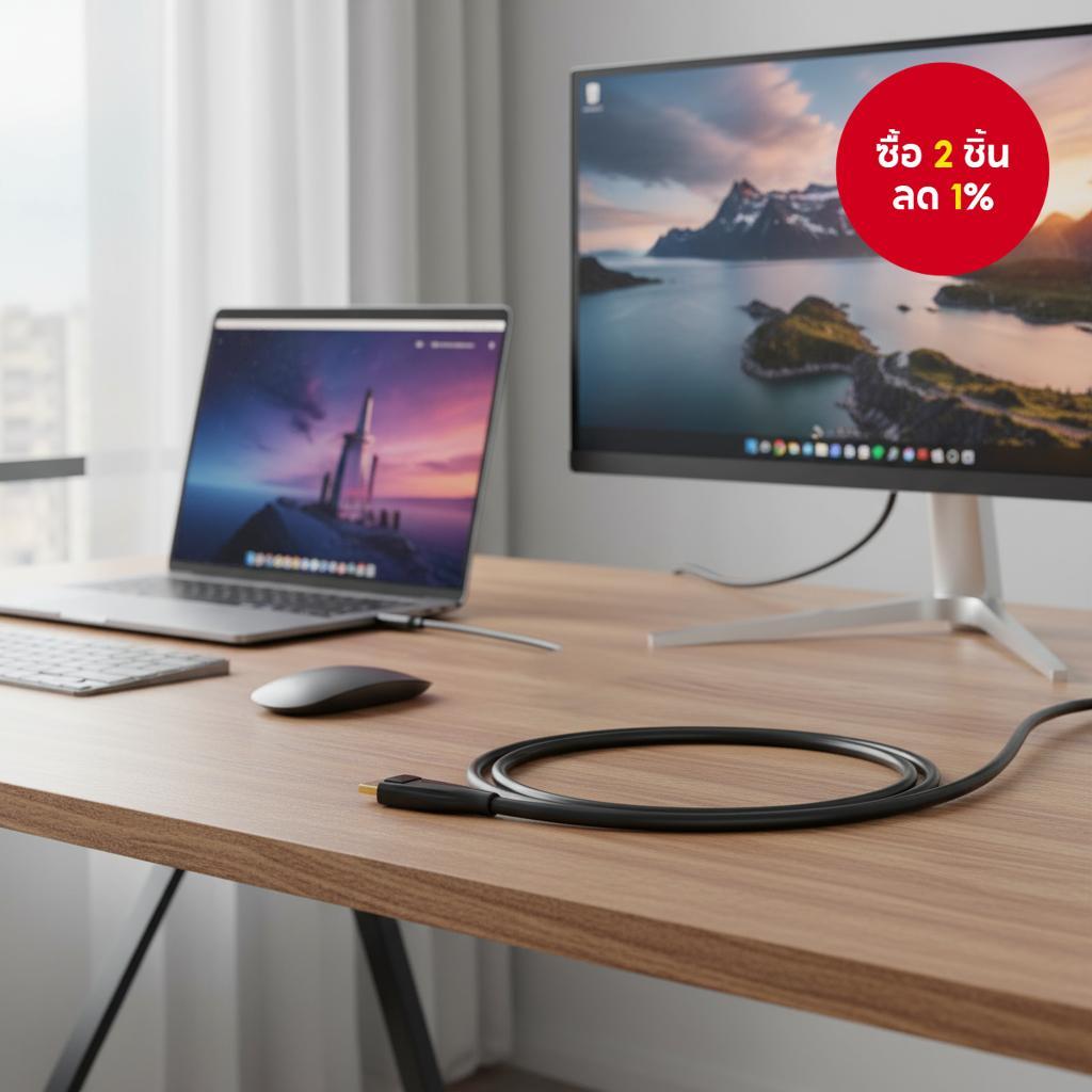 Vention อะแดปเตอร์ Type C เป็น DP 1.4 รองรับ 4K ที่ 240Hz, 2K ที่ 360Hz, 1080P ที่ 480Hz