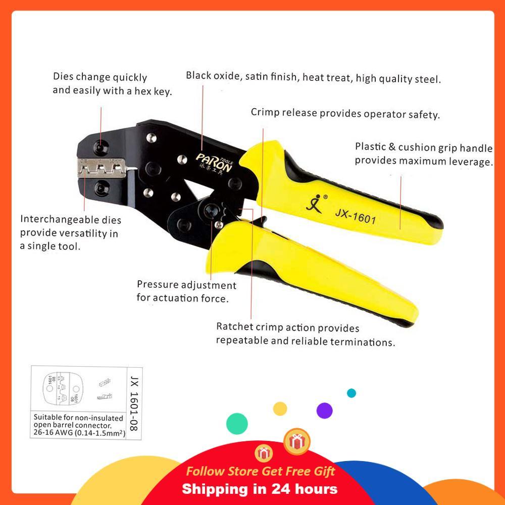 Supergoodsales PARON Professional Wire Crimpers RATCHET Terminal CRIMPING คีม JX-48B 3.96 ถึง 6.3 มม