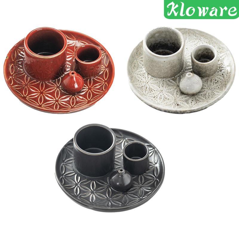 [Kloware] เชิงเทียนธูป Burning Sage, ที่วางกระถางธูปสําหรับเตาผิง