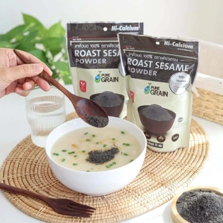 Godent Pure Grain โกเด้นท์ เพียวเกรน งาดำคั่วบด 100% ชนิดผง ขนาด 80 กรัม