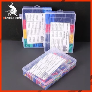 MUSCLE COW ท่อหดกันน้ำหลายสี 310/560/800 ชิ้น พร้อมกล่อง สำหรับป้องกันและจัดสายไฟ