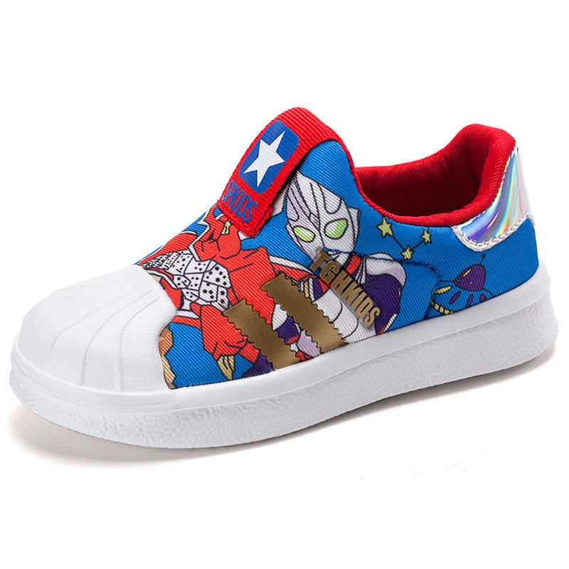 รองเท้าแตะสำหรับเด็ก พิมพ์เปลือกหอย สไตล์แคชวล หนังนุ่ม ขนาดเหมาะสำหรับฤดูใบไม้ผลิและใบไม้ร่วง - รูปที่ 7