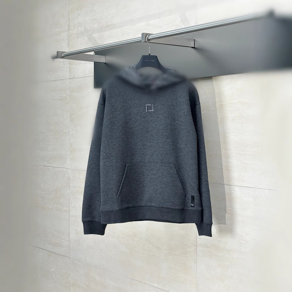 J5FV FEN11 New Embroidered Hooded Sweatshirt Street Fashion Loose Sweatshirt