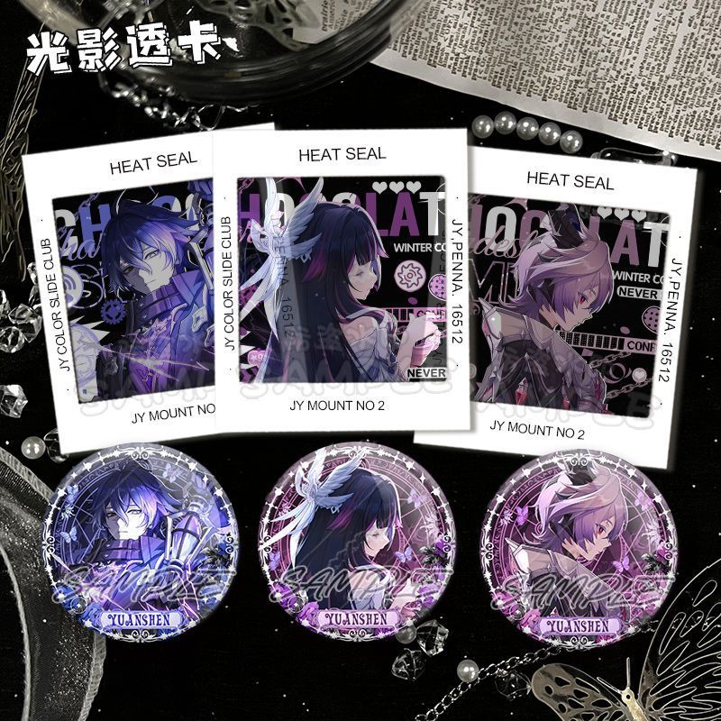 Genshin Impact/Columbina/Damselette/Durin/Fidelin/Light Shadow การ์ดโปร่งใส Filins Dulin Colombia Ba