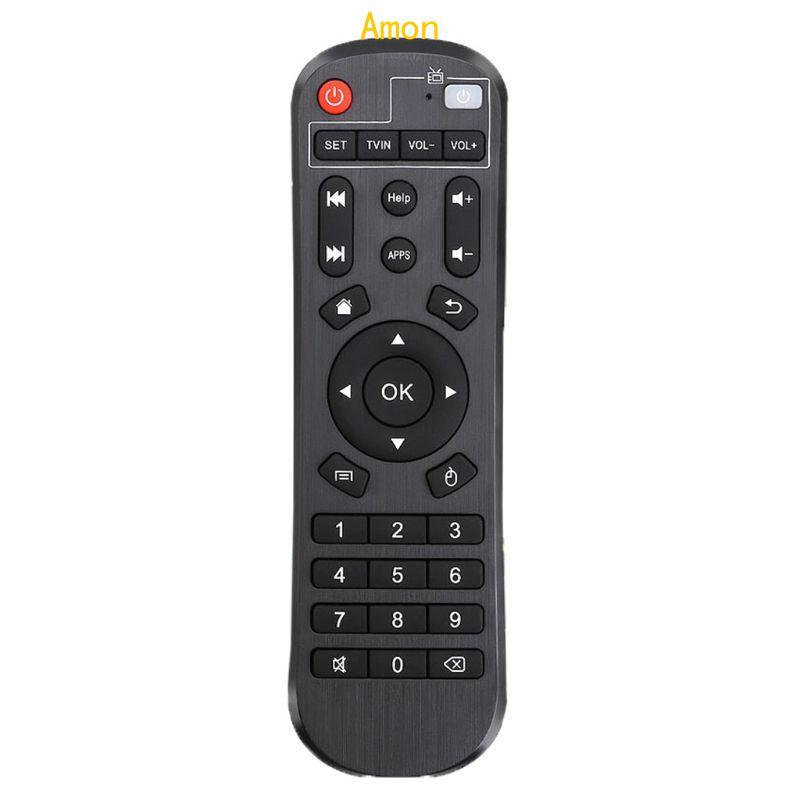 Amon Replacement รีโมทคอนโทรล IR สําหรับ Android TV Box H96 H96 Pro+ X96