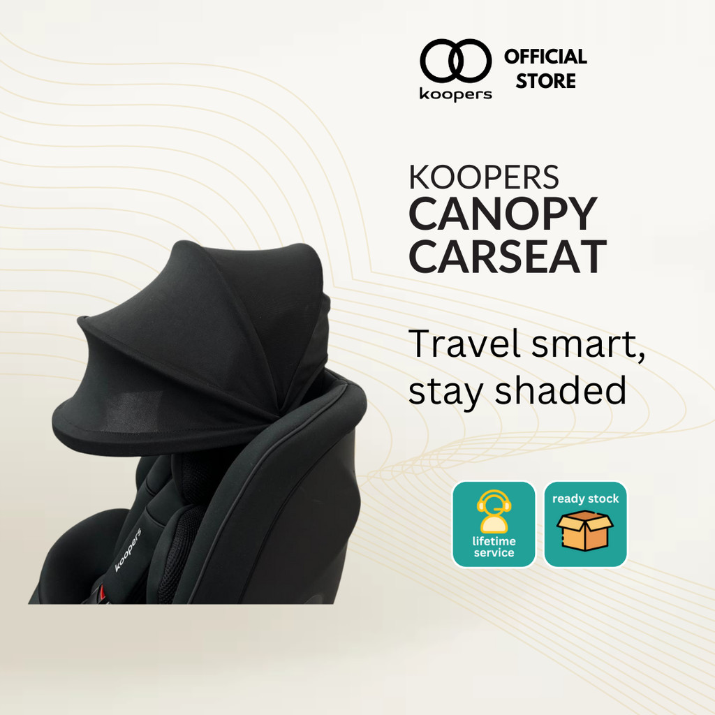 Koopers Universal Carseat Canopy - Add On Accessories For Convertible Carseat