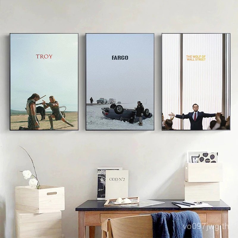 Minimalist Classic Movie Collection Posters: Kill Bill / Oldboy Canvas Prints - Ideal Home Decor & G