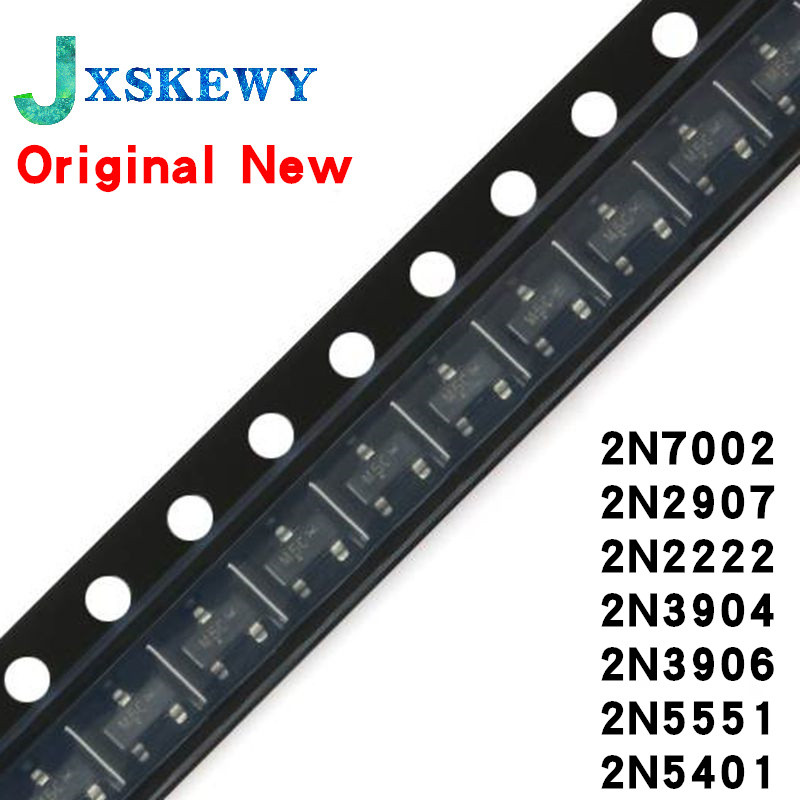 100PCS 2N7002LT1G 2N7002 SOT BOT-23 SMD 701 MMBT2907A 2F 2N22 1P 2N3904 1AM 2N3906 2A 2N5551 G1 G1 M