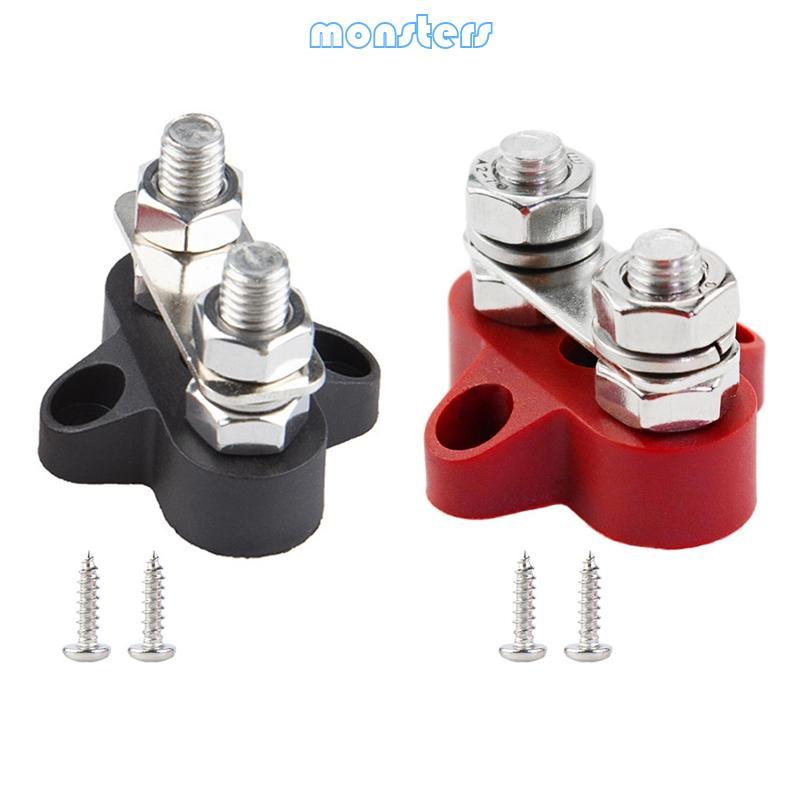 Mon 48V DC Max M8 Power Distribution Terminal Block Stud Junction Post