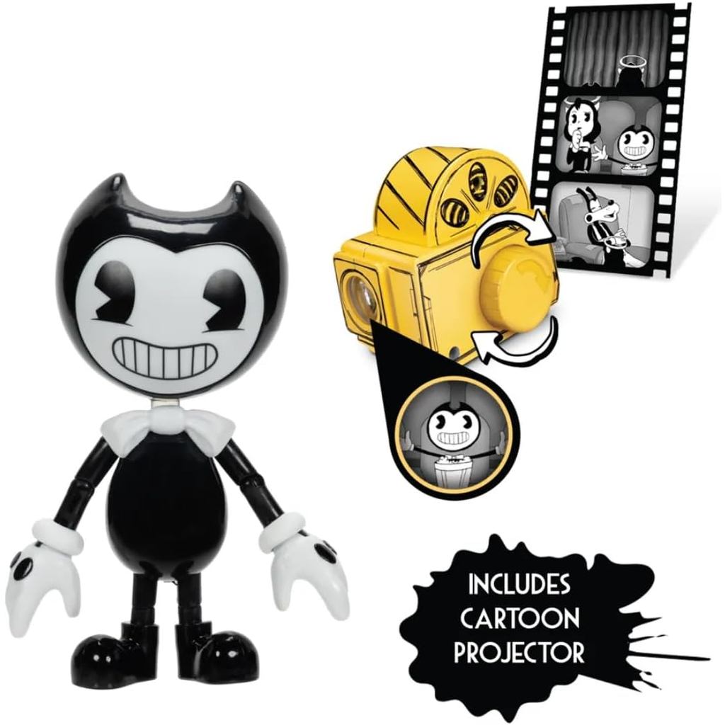 Bendy and the Ink Machine 5 นิ้ว Bendy Action Figure พร้อม Rocking Horse & Projector - Wave #3 ของเล