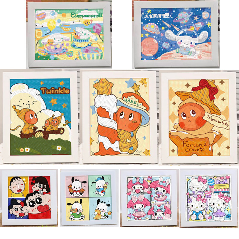 [พร้อมส่ง]🔥ครอสติสคริสตัล twinkle twinkle คริสตัล diy เม็ดคริสตัลติดรูปพร้อมอุปกรณ์ diamond painting