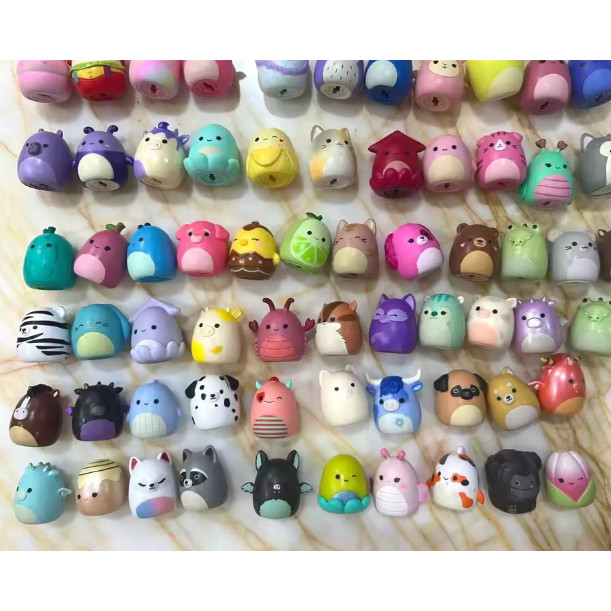 ของแท้สินค้าจํานวนมาก Squishmallows ยางนุ่ม Mini Decompression ตุ๊กตาการ์ตูนของเล่นเด็กเครื่องประดับ - รูปที่ 2