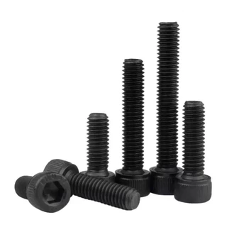 น็อต สกรู หัวจม เกลียวมิล ตลอด หยาบ ระดับ12.9/DIN912 Hex Socket Head Cap Machine ScrewM3/M4/M5/M6/M8/M10/M12 LC-TH-1