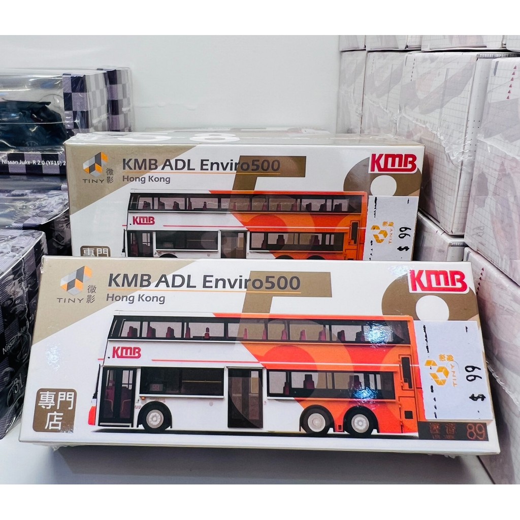 Tiny Micro Shadow KMB58 KMB ADL Enviro500 (89) โมเดลรถอัลลอย ยี่ห้อ: Tiny Scale: 1/110 Model: KMB AD