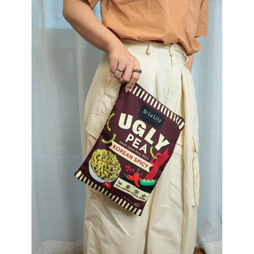 UGLY PEA SPICY ZIP BAG กระเป๋าลายขนม DE LA LITA