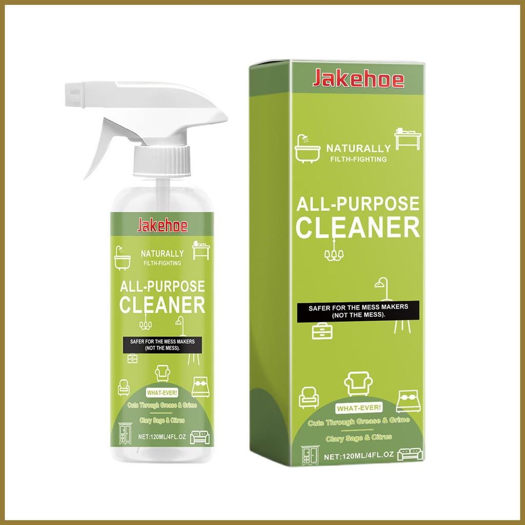 Grease Remover 120ml เตาย่างทําความสะอาดอเนกประสงค์ Degreaser สําหรับเตาอบพื้นห้องครัวห้องน้ําเตาสแต