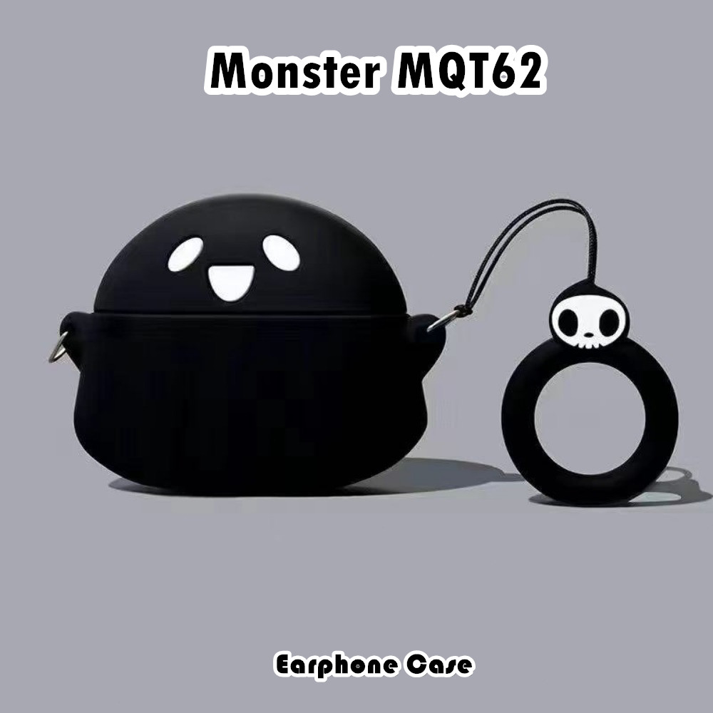 จัดหาโดยตรงสําหรับ Monster XKT26 Case เคสหูฟัง Super Cool การ์ตูนปลอกซิลิโคนอ่อนนุ่ม