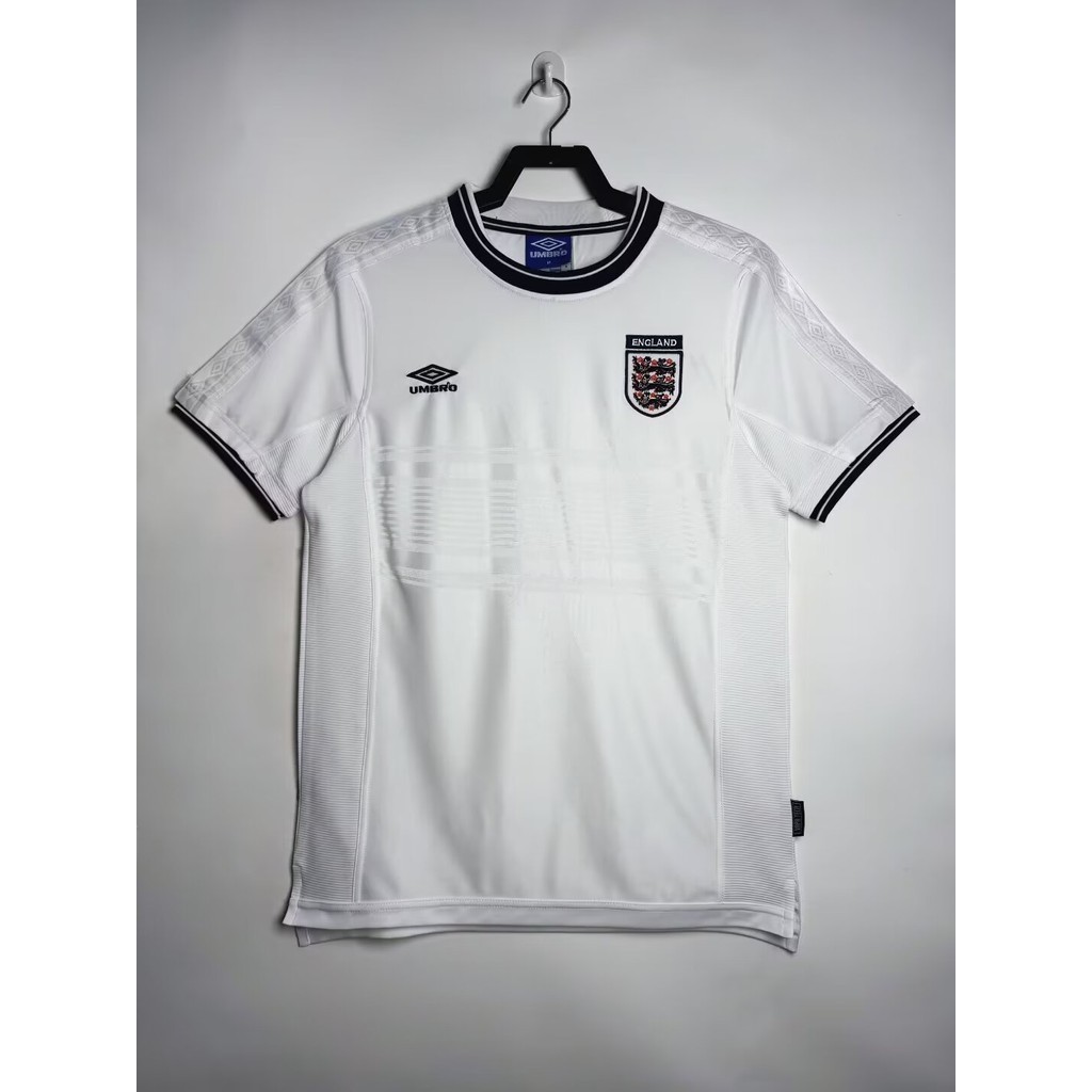 England 1990-91 Retro Football Jersey - AAA + ชุดบ้านแขนสั้นคุณภาพพรีเมี่ยม (Classic Vintage Design)