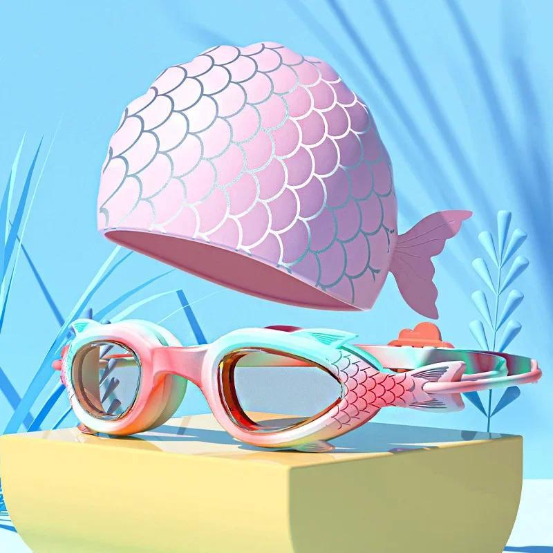 Swimming Goggles Waterproof Anti Fog High-definition Small Frame Goggles Professional Training Kid's