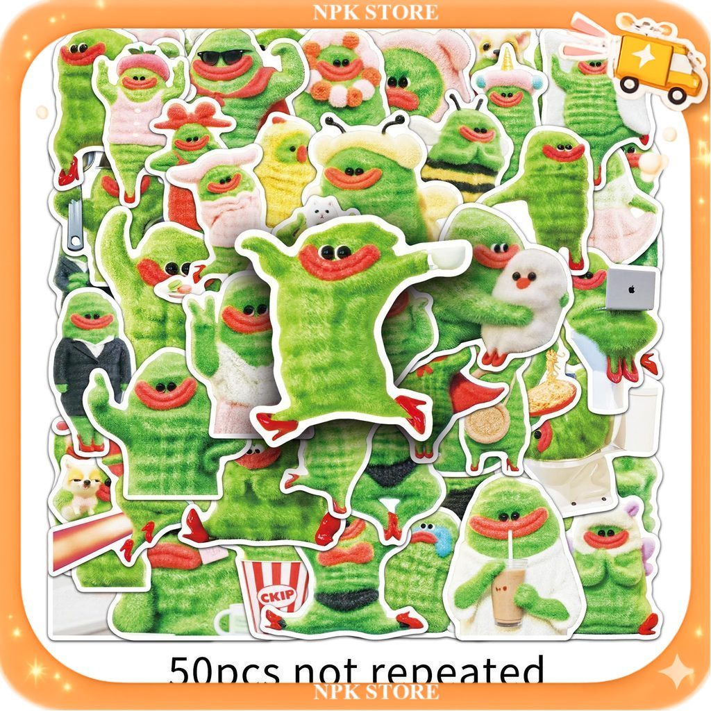 🔥🇹🇭พร้อมส่ง🇹🇭🔥 50แบบ Sticker การ์ตูน มะระขี้นก ท่าทาง Ms. Bitter Gourd Melon Cartoon Gesture Charact
