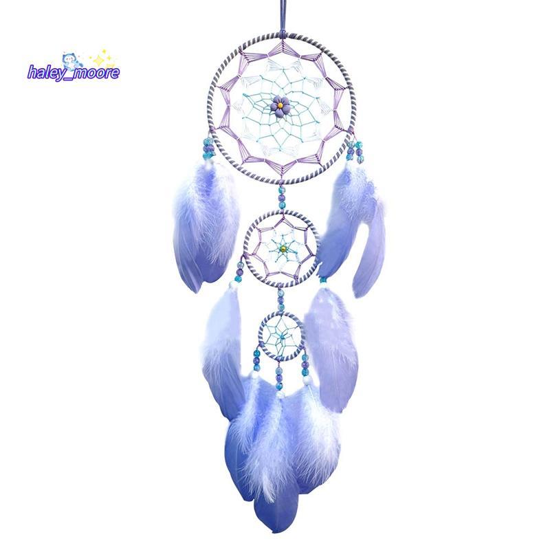 [ส่วนลด H] Dream Catcher Dream Catcher สําหรับห้องนอน,สําหรับแขวนผนังตกแต่งเครื่องประดับศิลปะหัตถกรร