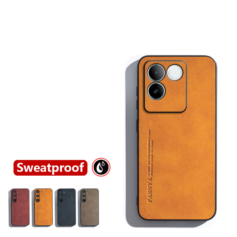 สําหรับ Vivo S17E iQOO Z7 Pro T2 Pro 5G V2285A Skin-sensation Elegance Retro หนังเคสโทรศัพท์ลื่น Swe