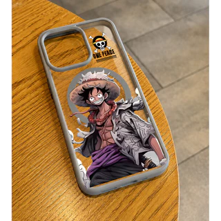 เคสแม่เหล็กกันกระแทก ลายลูฟี่ One Piece เท่ๆ สำหรับSamsungA06-A56/S22-S26 และ iPhone17,16,15,14,13,12,11ProMax