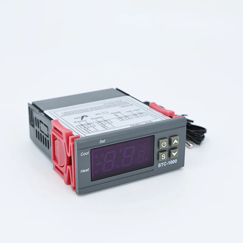 STC 1000 12V 24V 220V Digital Temperature Controller Thermostat Thermoregulator incubator รีเลย์ LED