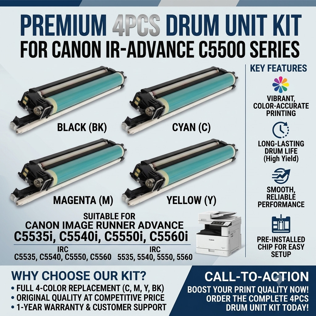 1PC กลองสําหรับ Canon IR-ADV IR C5535i C5540i C5550i C5560i C5535 C5540 C55560 C5550 IRC 5535 5540 5