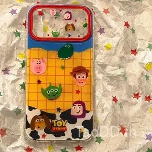 เคสโทรศัพท์ เหมาะสําหรับ iPhone 11 12 13 14 15 16 17 Pro max Toy Story + วงเล็บวางกันกระแทกกันกระแทกป้องกันกรณีรวมทุกอย่าง OSEH