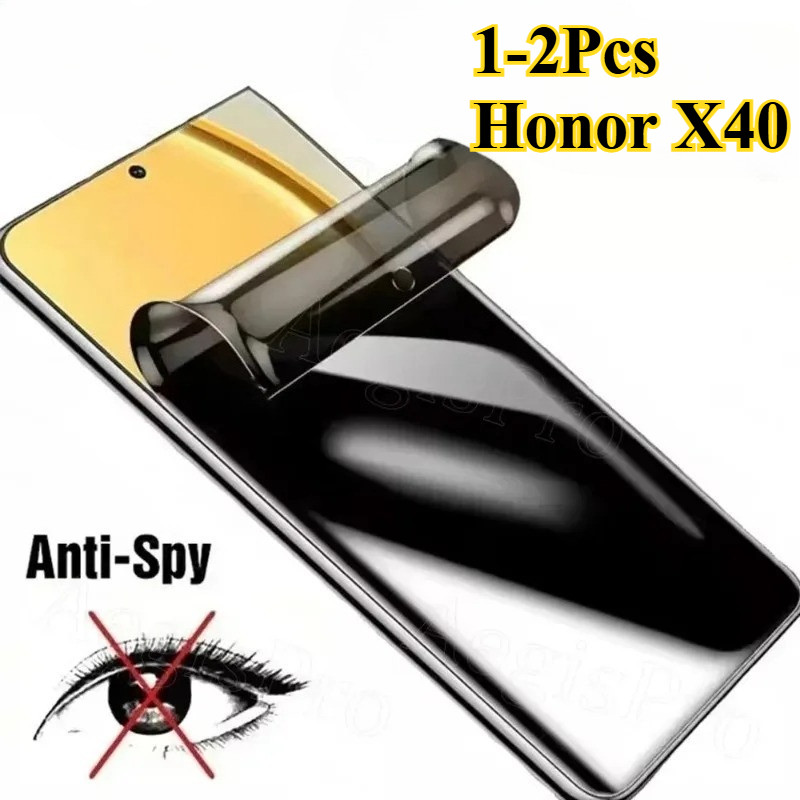 ฟิล์มไฮโดรเจลความเป็นส่วนตัวสําหรับ Honor X40i X40 GT Racing โดยไม่ต้องลายนิ้วมือ Ulock ป้องกันหน้าจ
