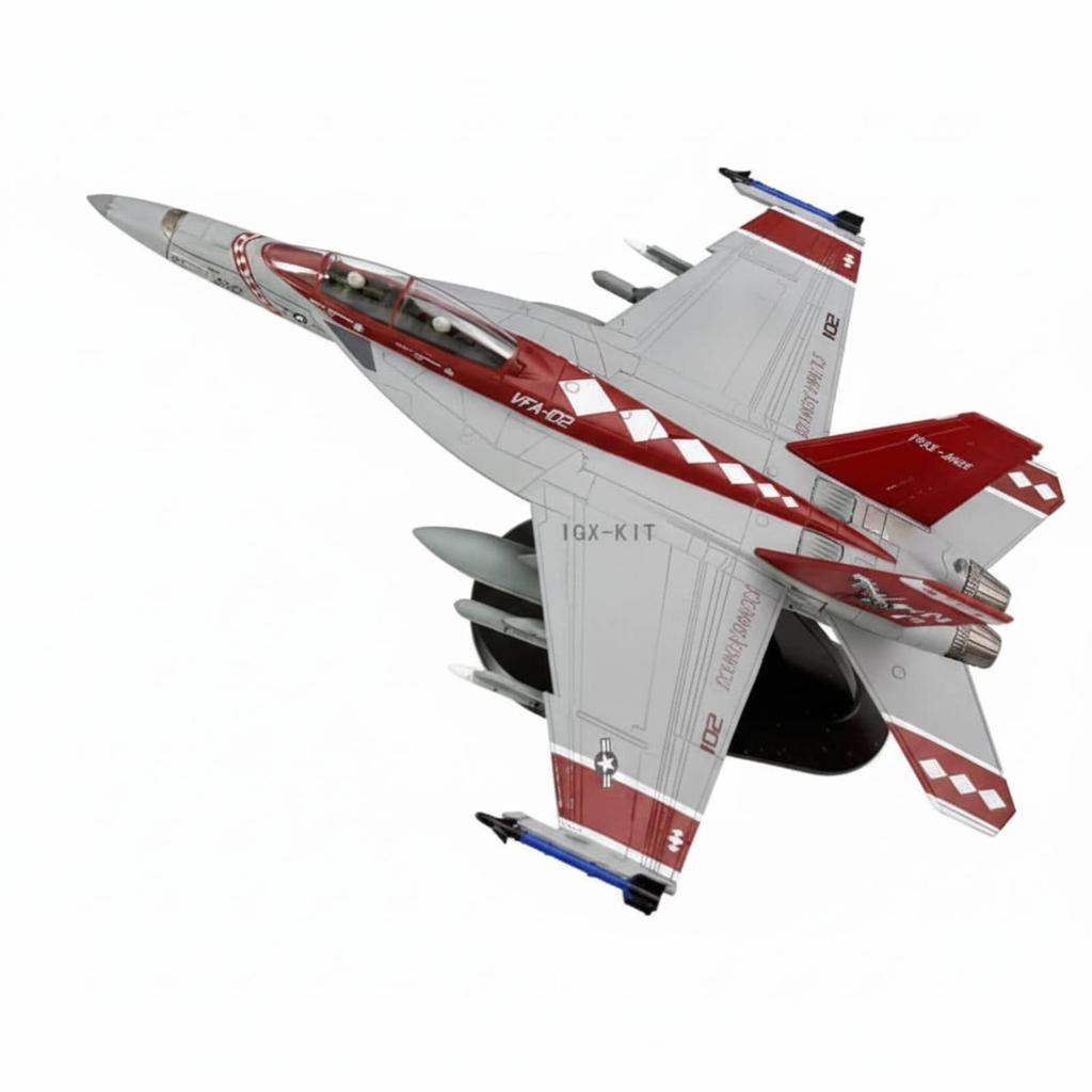 [arutoxalc] 1/100 Scale F/A-18 Model Collector Quality Die-Cast F/A-18 Wasp Model Static Fighter Jet