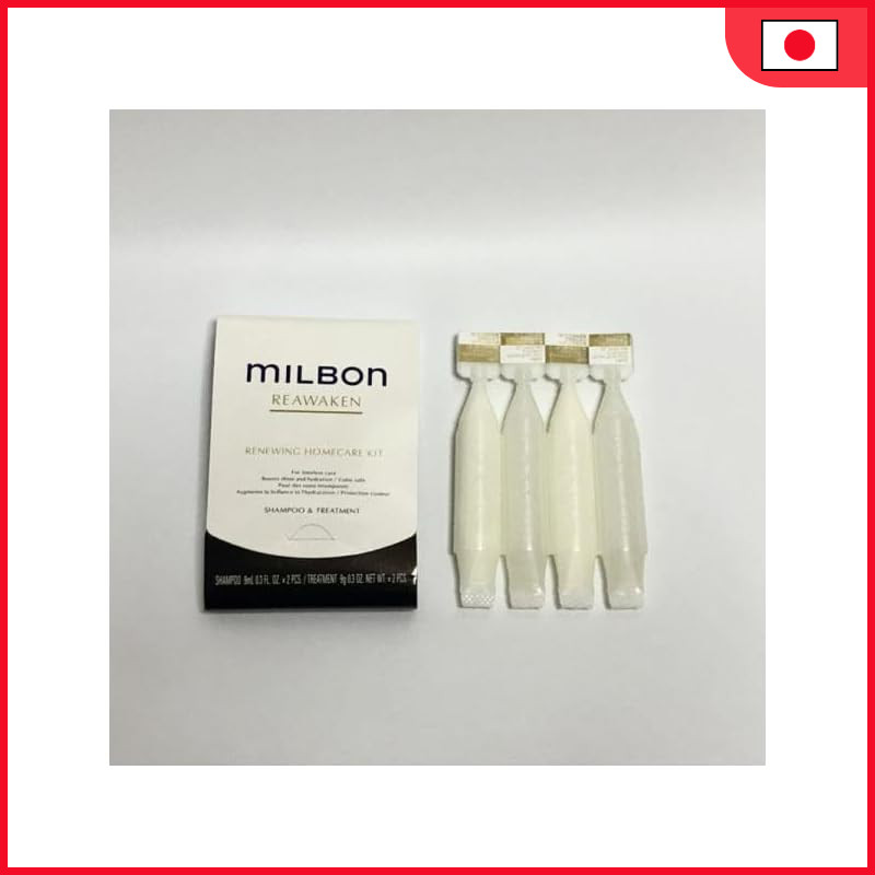 Milbon Home Care Kit Renewing Shampoo & Treatment 9ml x2 + 9g x2 Global Milbon Reawaken